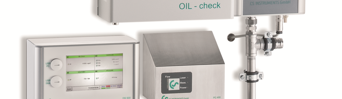 Appareil de mesure d'air comprimé et de gaz CS Instruments