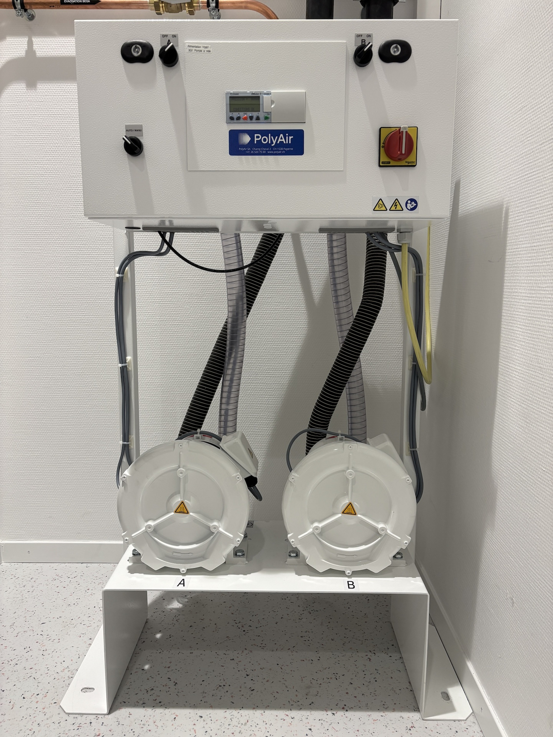 Mil's Anaestivac centrale d'aspiration de gaz médicaux